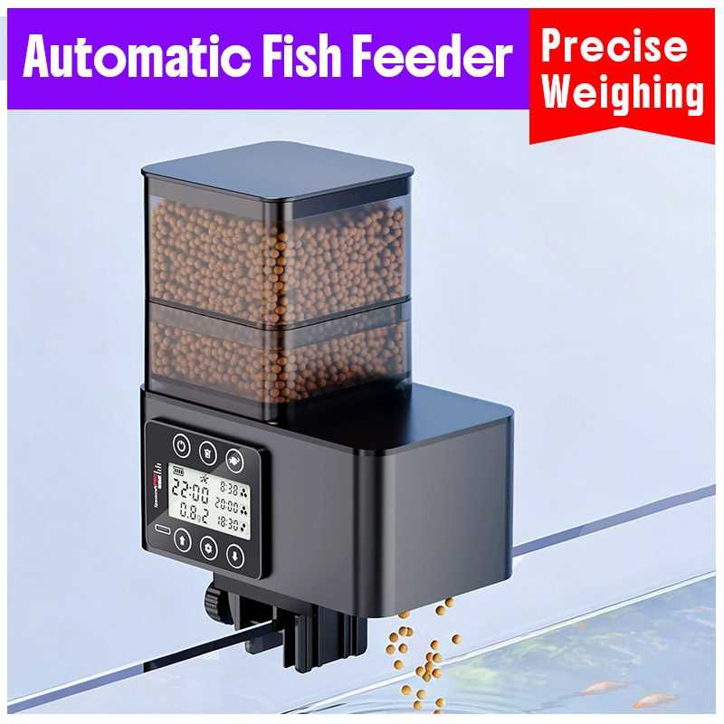 Aquarium Fish Auto Feeder - Distributore Automatico di Cibo per Pesci