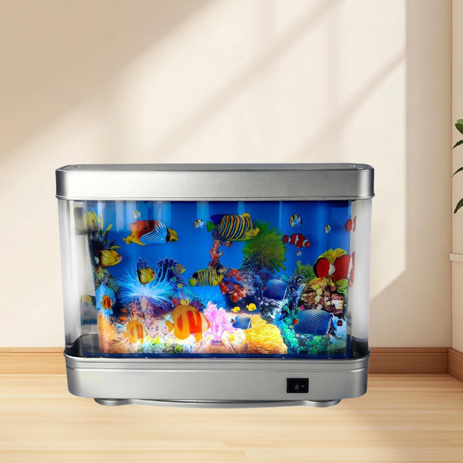 Aquarium Fish Game - Lampada decorativa per acquario falso Lampada