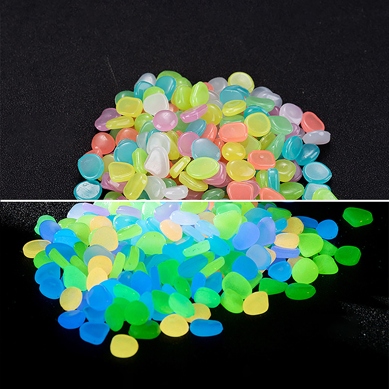 Aquarium Fish Accessories - 100 Pezzi di Pietre Luminose per