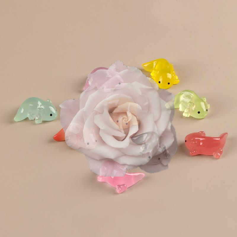 Aquarium Fish Popular - Popolari Statuette Luminose di Salamandre Kawaii,