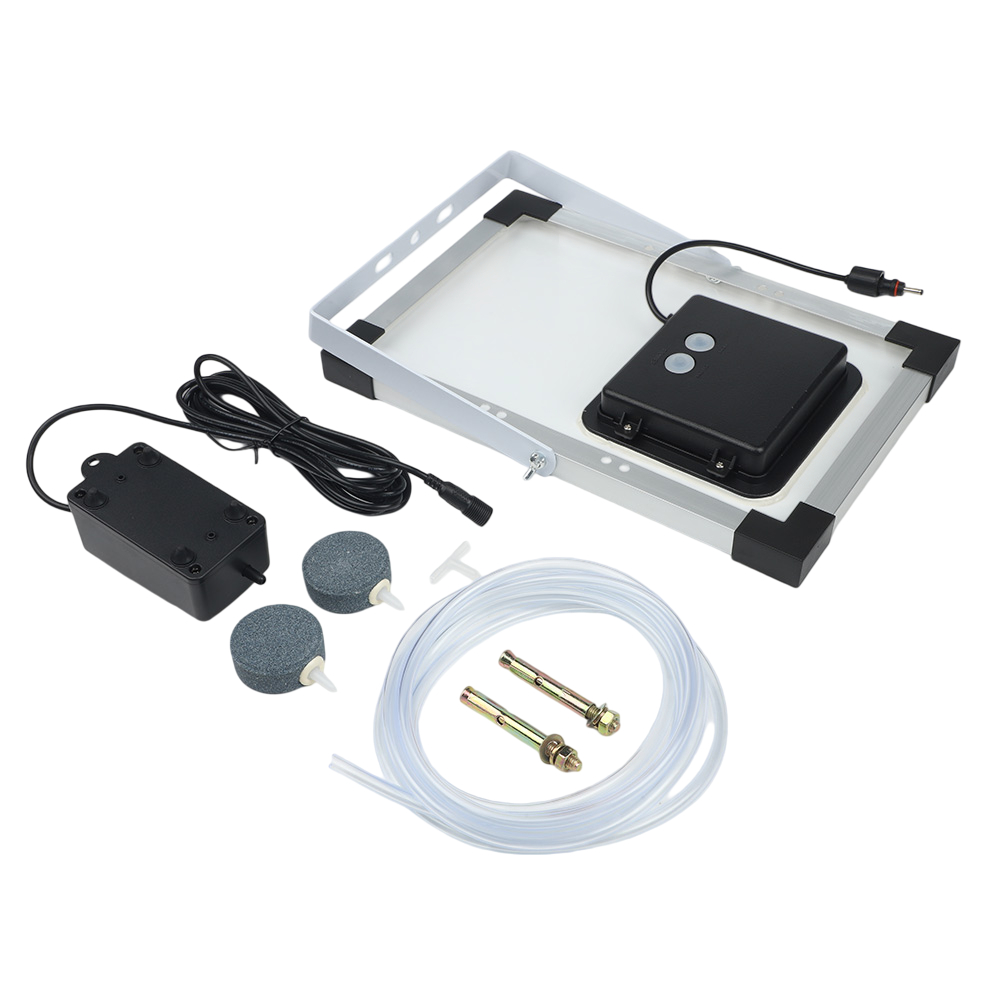 Aquarium Fish In Pond - Ossigenatore Solare per Laghetto 5W, Pompa