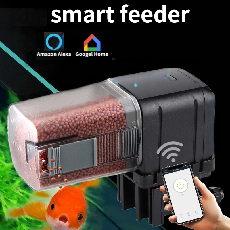 Aquarium Fish Auto Feeder - Alimentatore per pesci WiFi Alimentatore automatico