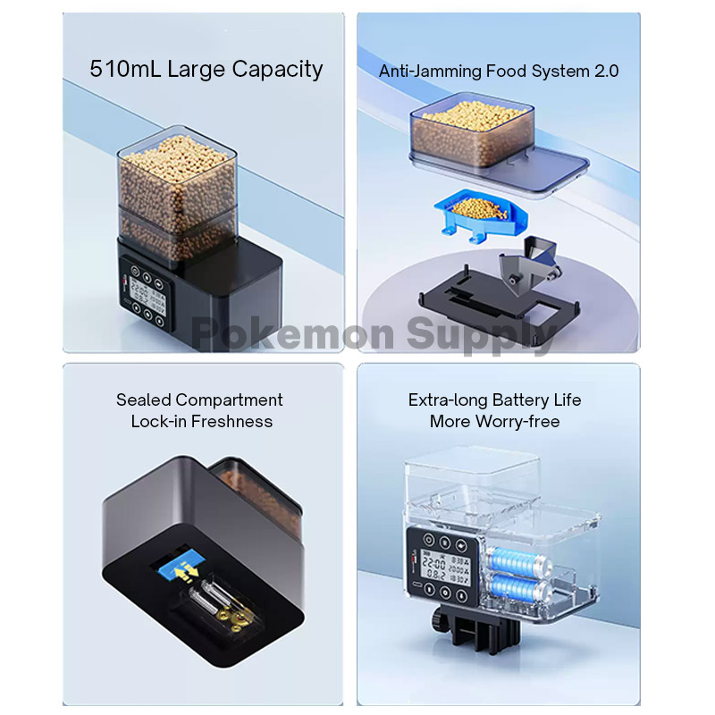 Distributore Automatico di Cib - Aquarium Fish Auto Feeder recensione e prezzo