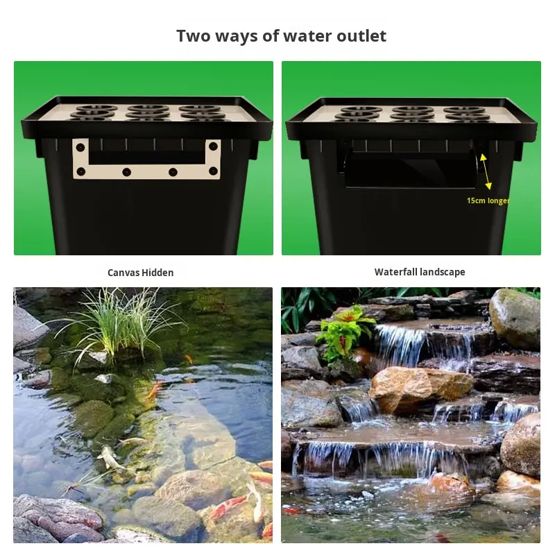 Sistema di filtraggio a cascat - Aquarium Fish In Pond recensione e prezzo