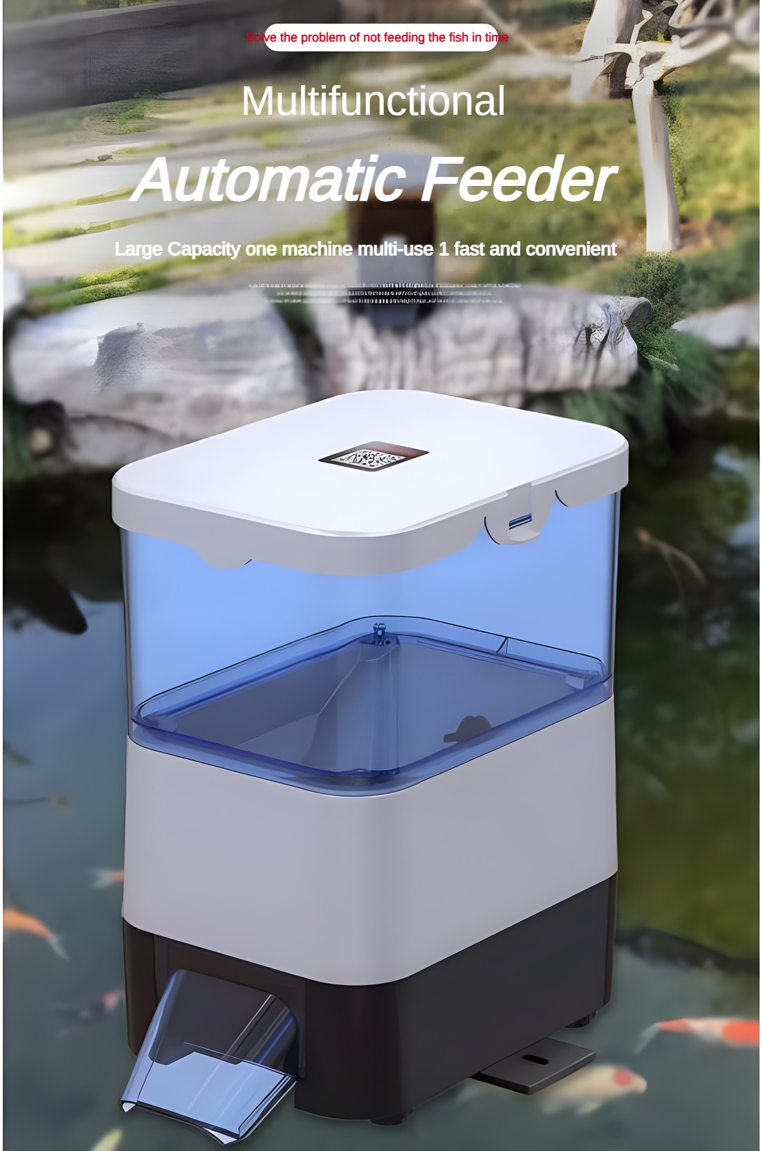 EVNICE Distributore Automatico - Aquarium Fish Auto Feeder recensione e prezzo