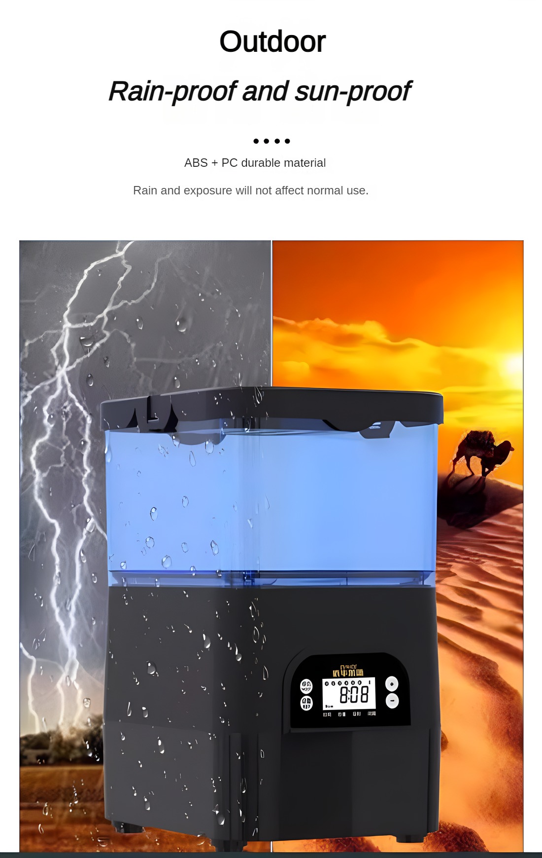 EVNICE Distributore Automatico - Aquarium Fish Auto Feeder recensione e prezzo