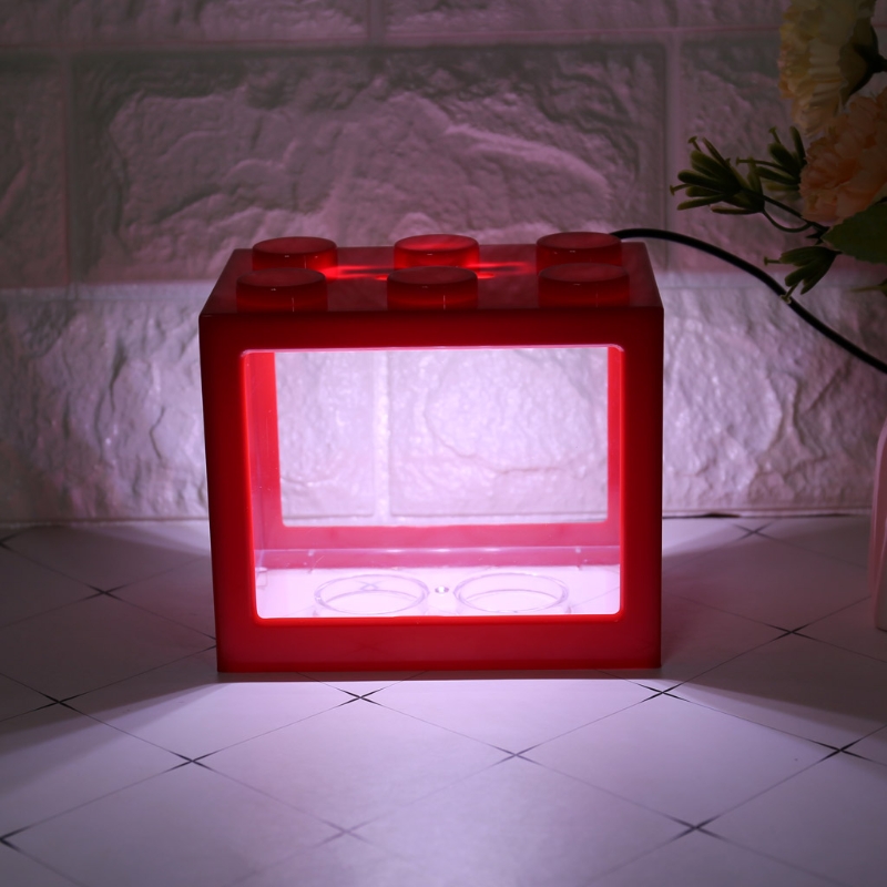 Mini acquario USB con lampada  - Aquarium Fish Game recensione e prezzo