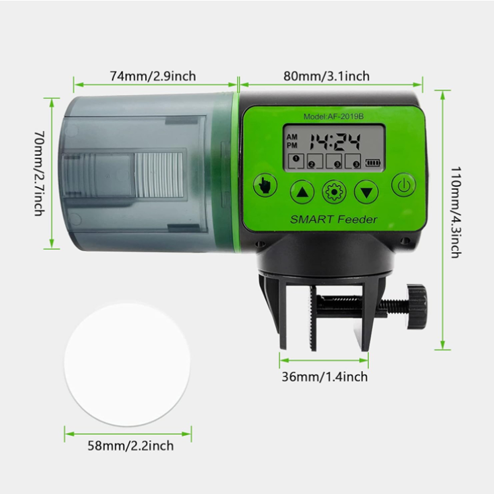 Alimentatore automatico per ac - Aquarium Fish Auto Feeder recensione e prezzo