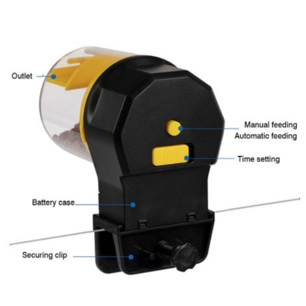 Alimentatore automatico per ac - Aquarium Fish Auto Feeder recensione e prezzo