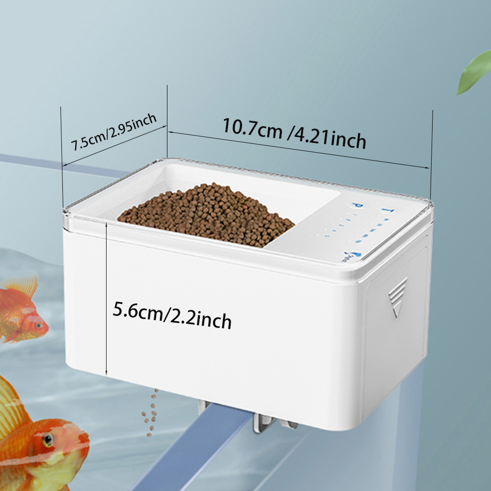 Alimentatore per pesci di gran - Aquarium Fish Auto Feeder recensione e prezzo