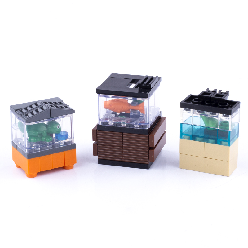 MOC City House Mobili Kit di b - Aquarium Fish Lego recensione e prezzo
