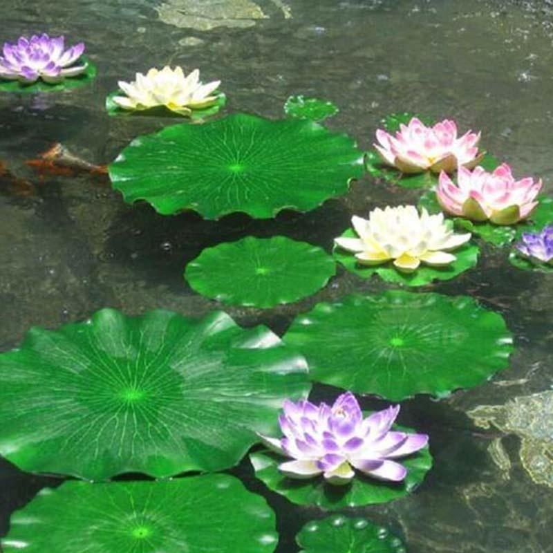 Foglie di Loto Artificiali Sen - Aquarium Fish In Pond recensione e prezzo
