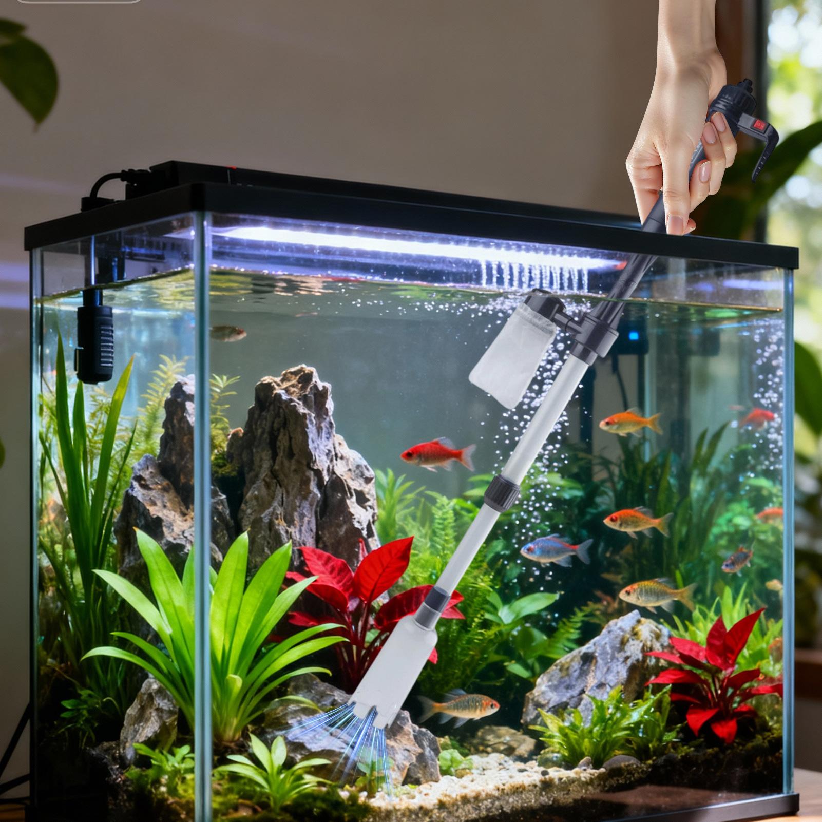 Aspiratore per ghiaia per acqu - Aquarium Fish Tank Cleaner recensione e prezzo