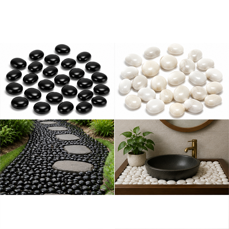 Pietre di fiume lucidate bianc - Aquarium Fish Black recensione e prezzo