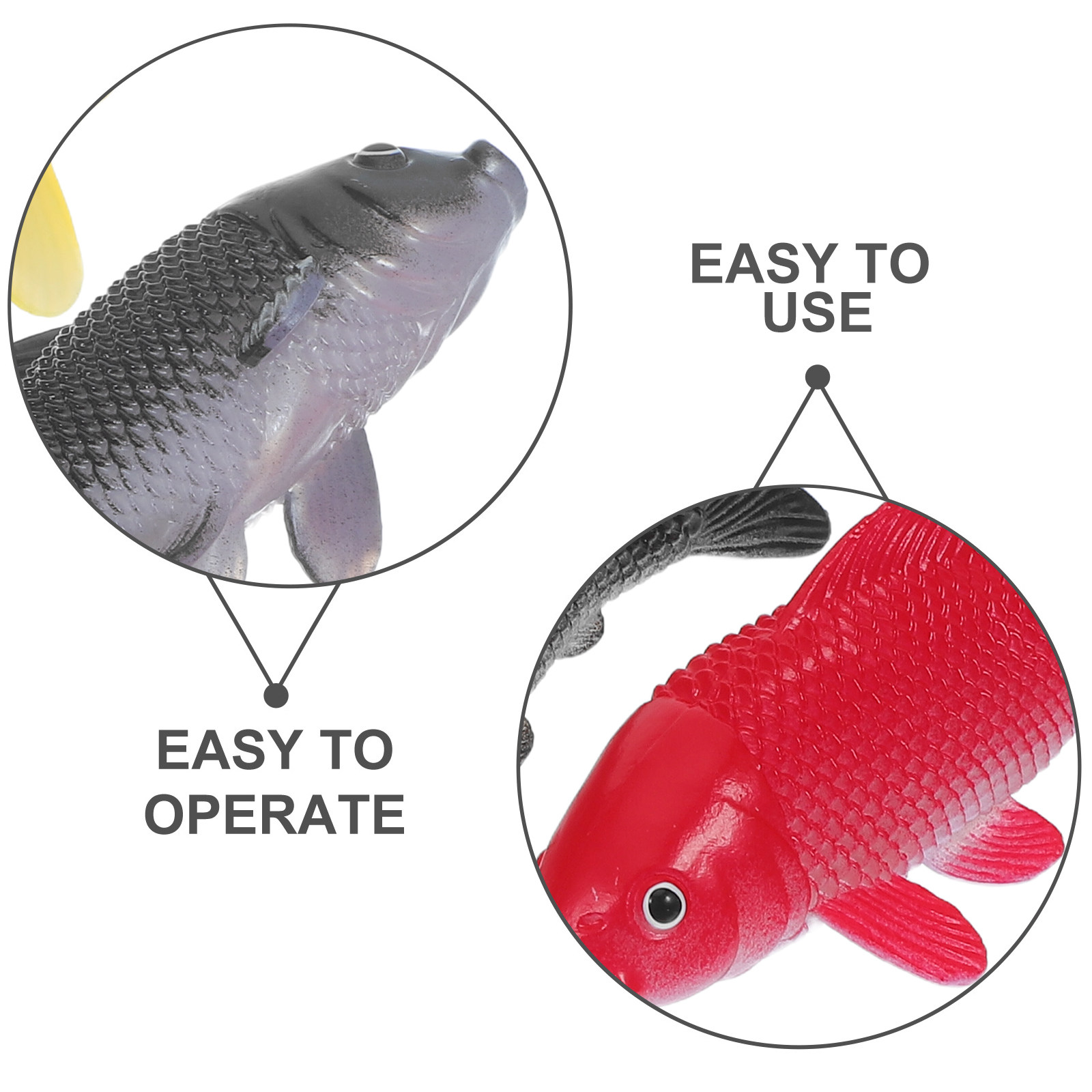 Set di 3 Statuette di Pesci Re - Aquarium Fish In Pond recensione e prezzo