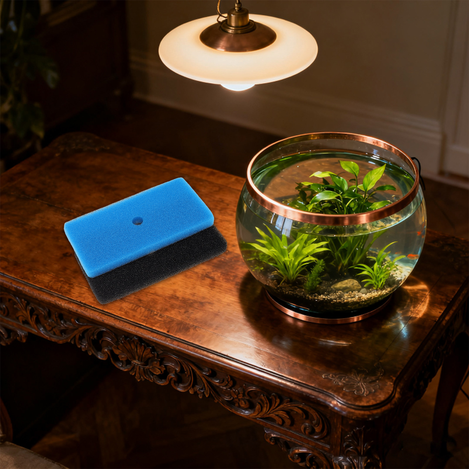 2 Pezzi di Tamponi Filtranti p - Aquarium Fish In Pond recensione e prezzo