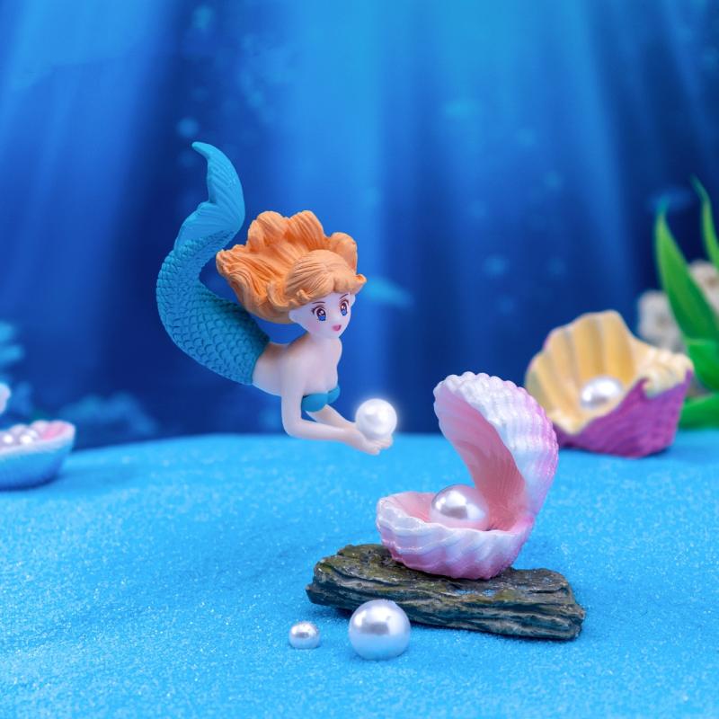Set di 4 Ornamenti in Plastica - Aquarium Fish Items recensione e prezzo