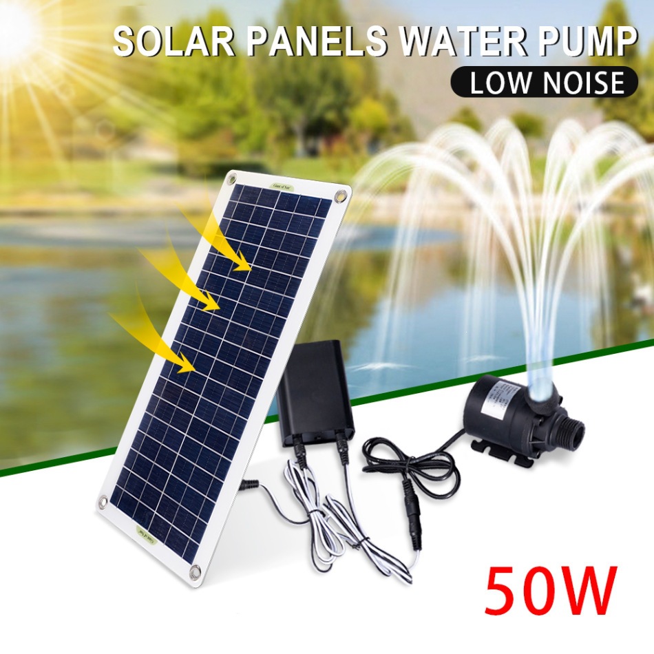 Set Pompa Solare 50W, Motore D - Aquarium Fish In Pond recensione e prezzo