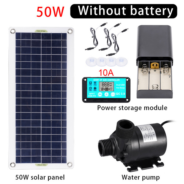 Set Pompa Solare 50W, Motore D - Aquarium Fish In Pond recensione e prezzo