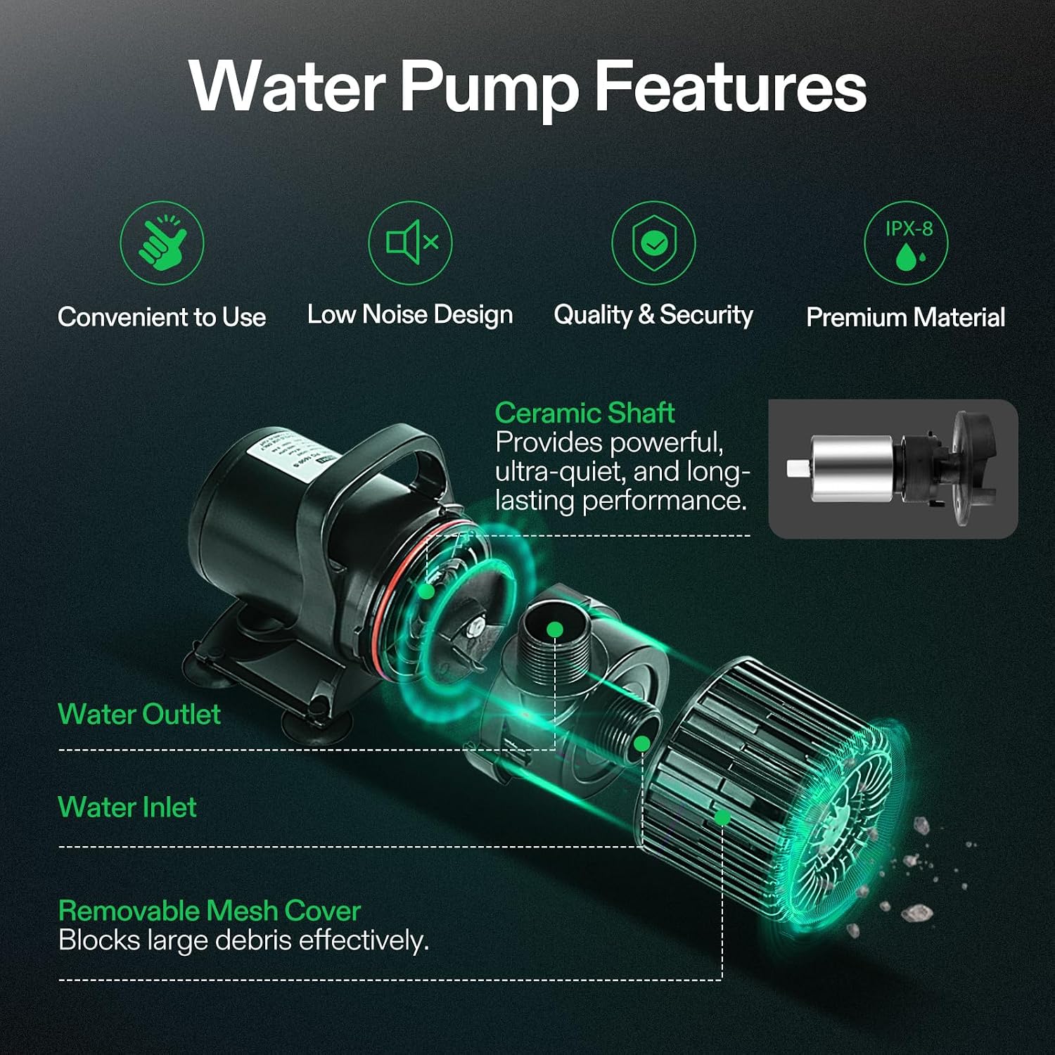 Pompa Subacquea da 1600GPH per - Aquarium Fish In Pond recensione e prezzo