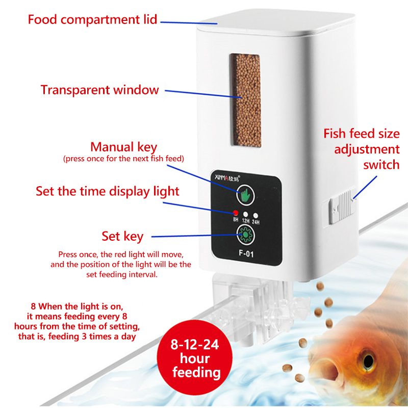 400ml Acquario Automatische Fe - Aquarium Fish Auto Feeder recensione e prezzo