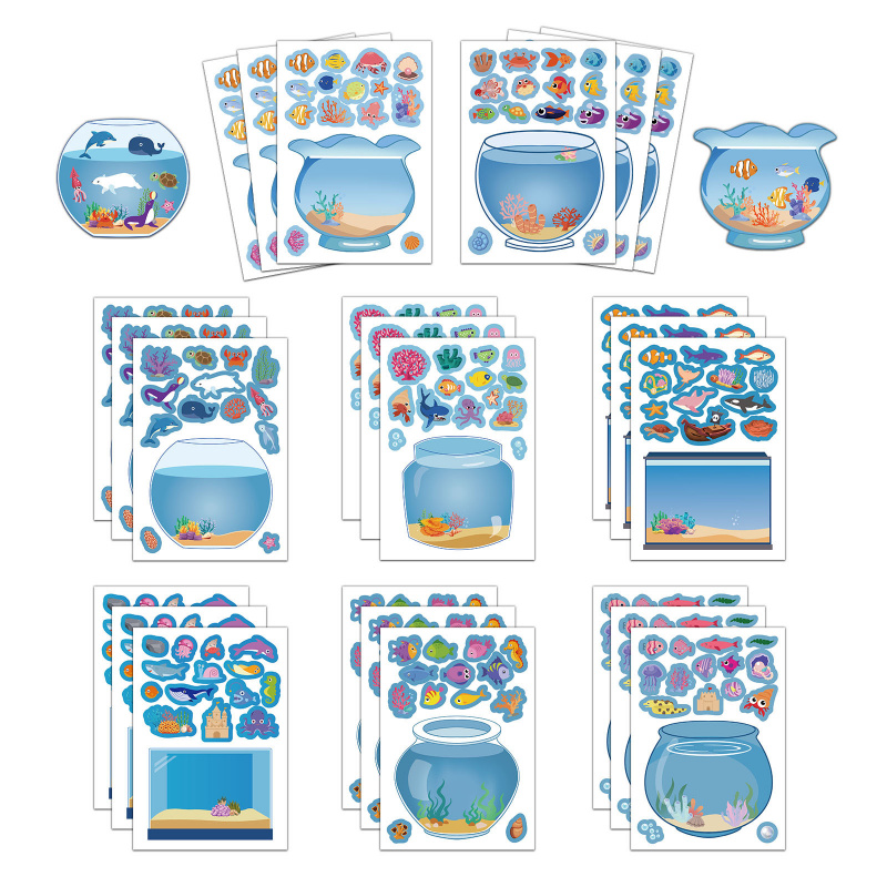 8 pezzi simpatico cartone anim - Aquarium Fish Game recensione e prezzo