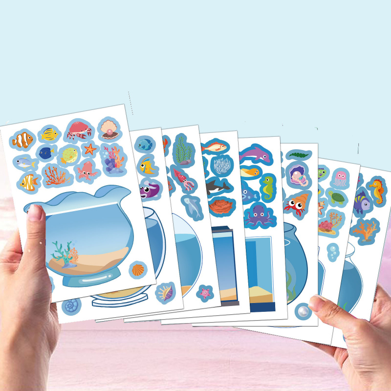8 pezzi simpatico cartone anim - Aquarium Fish Game recensione e prezzo