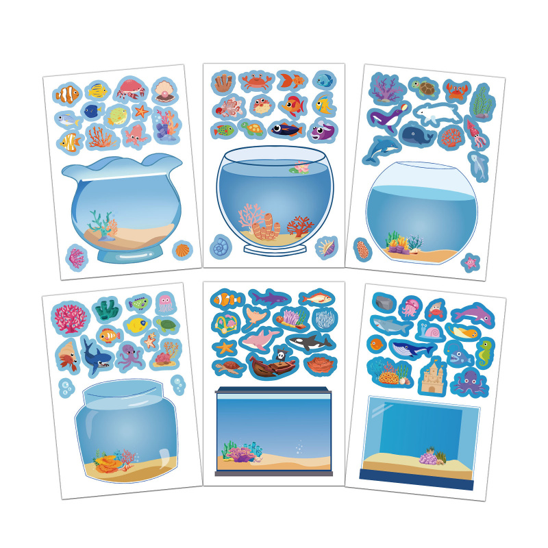 8 pezzi simpatico cartone anim - Aquarium Fish Game recensione e prezzo